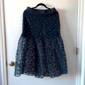 Sheer Skirt-Zara Sheer Patterned Skirt